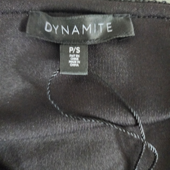 Boho black tassle crop tank top S - Picture 3 of 4